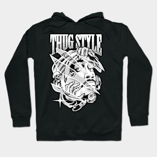 Thug Style B&W Hoodie